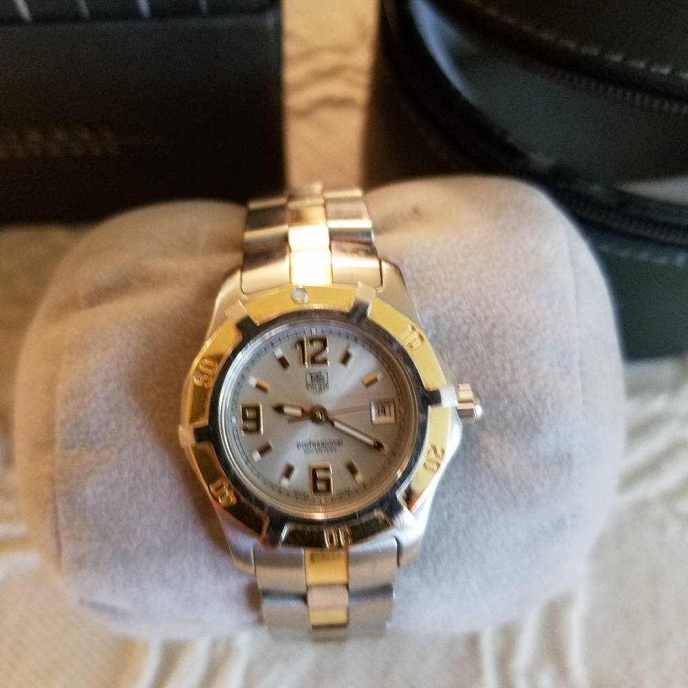 TAG HEUER Watch Ladies 18k gold and ss